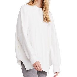 Free People Easy Street Tunic In Painted White